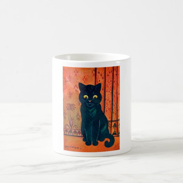 Svart katt, Louis Wain Kaffemugg (Center)