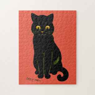 Svart katt, Louis Wain Pussel