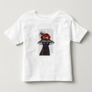 Svart katt med Fabulous Hat T Shirt