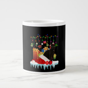 Svart katt min jul jumbo mugg