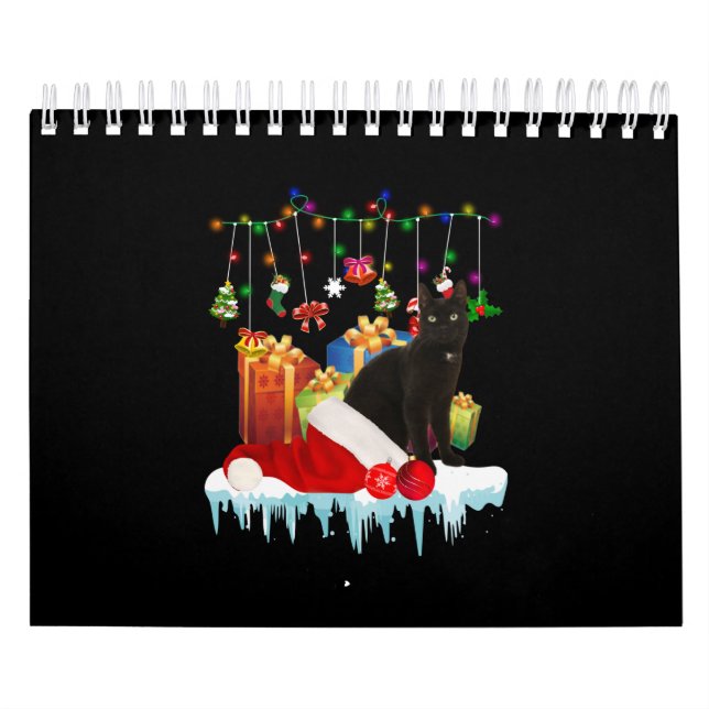 Svart katt min jul kalender (Omslag)