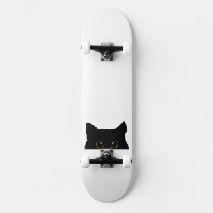 Svart Katt Mini Skateboard Bräda 18,5 Cm