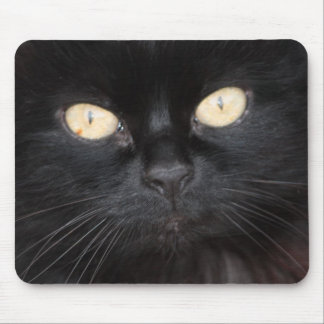 Svart katt Mousepad Musmatta