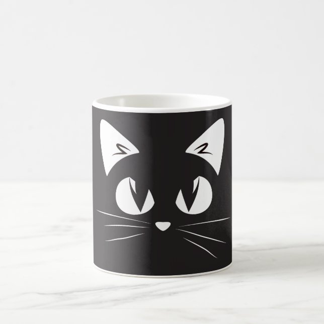 Svart Katt Mugg | Vi Är Alla Muggar (Center)