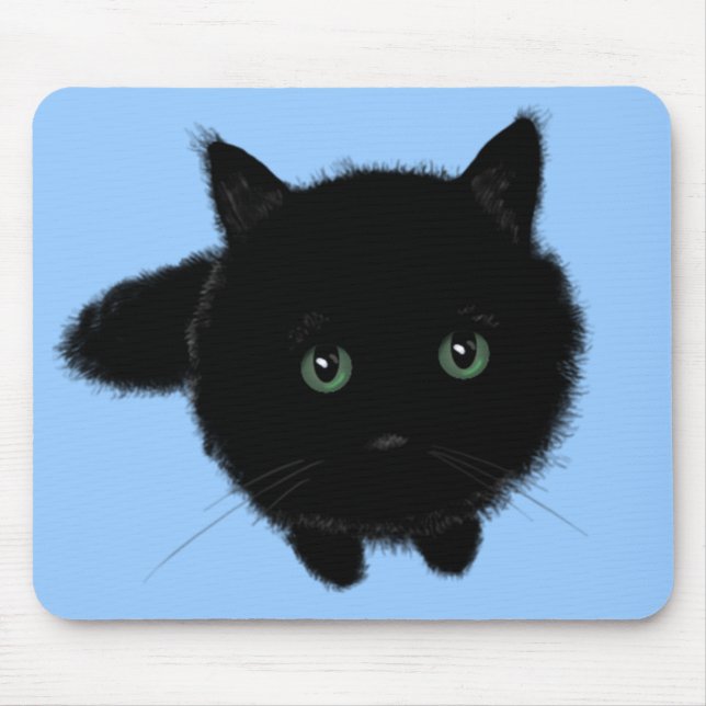 Svart Katt Musmatta (Framsidan)