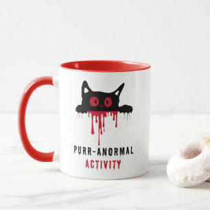 Svart katt och rött blod - torr-anormal aktivitets mugg