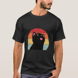 svart katt pappa svart katt attityd katt förälder  t shirt