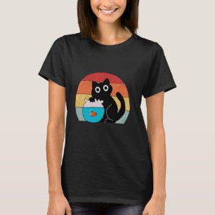 svart katt pappa svart katt attityd katt förälder t shirt