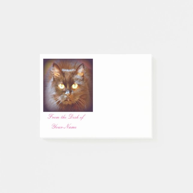 svart katt post-it block (Framsida)