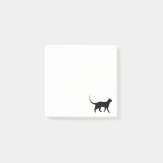 Svart katt post-it block
