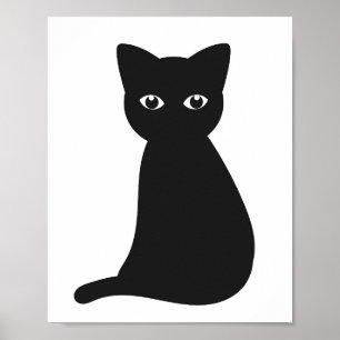 Svart katt Poster