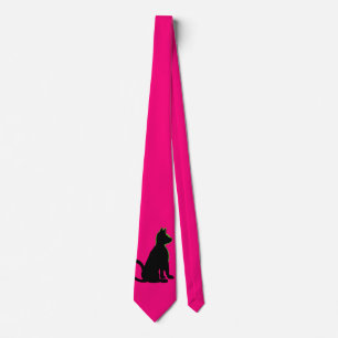 Svart katt-Shock rosa-popup Art Manar Stil Cricket Slips