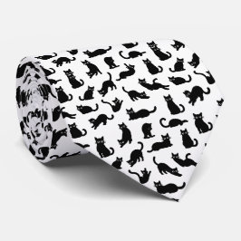Svart katt slips