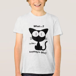 Svart Katt, Söt Katt, Katt Mönster, Modern T Shirt