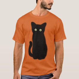 Svart katt, söt kattunge, spooktaculär roligt t shirt