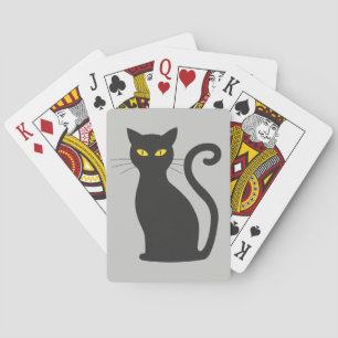 Svart katt spel kort
