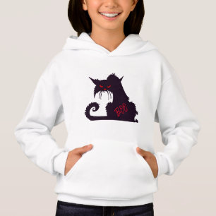 Svart katt t shirt