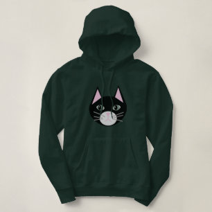 Svart katt t shirt