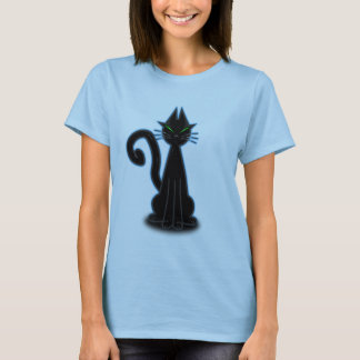 Svart-katt T-shirt