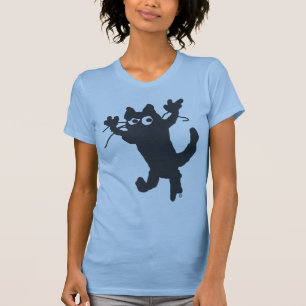 svart katt tee