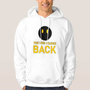 Svart Katt Tomma Ögon Tomheten Stirar Tillbaka Hoodie