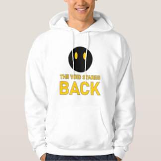 Svart Katt Tomma Ögon Tomheten Stirar Tillbaka Hoodie