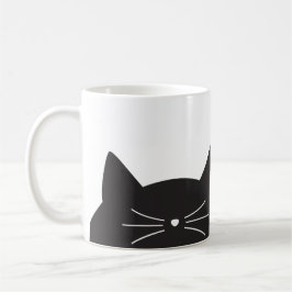 Svart katt, Whiskers och svan Kaffemugg
