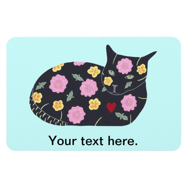 Svart kattblommor, katter kan äta magneter (Horisontell)