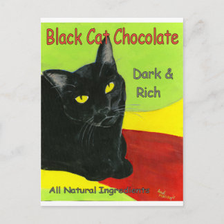 Svart kattchoklad, Mörk och Rik Vykort