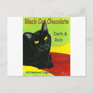 Svart kattchoklad, Mörk och Rik Vykort