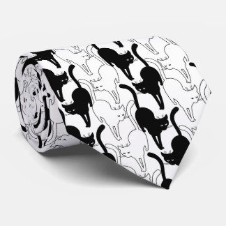 Svart kattfredag slips