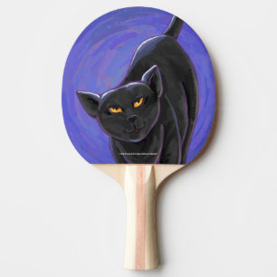 Svart kattgåvor & tillbehör pingisracket