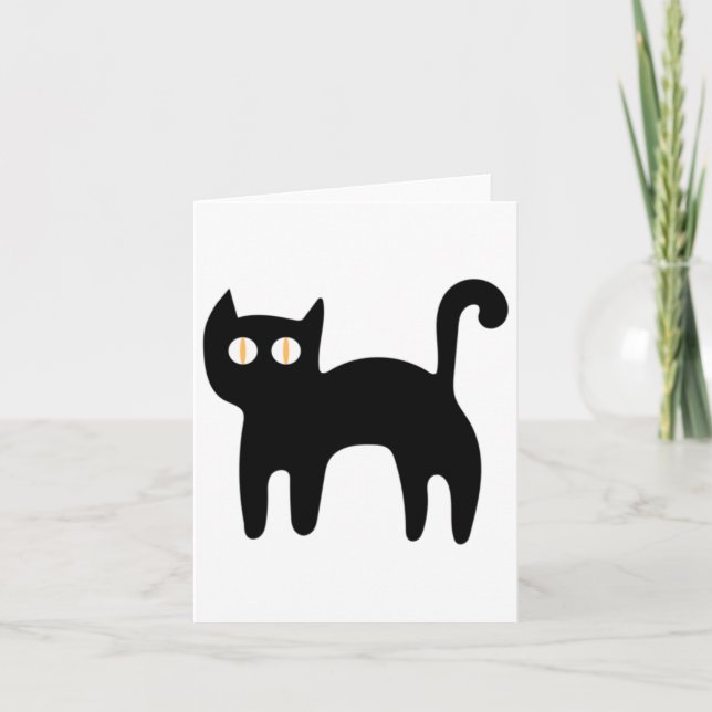 Svart kattstreck1 kort (Framsida)