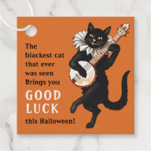 Svart kattsvårighet Lycka till CC1156 Halloween