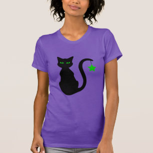 Svart kattT-tröja T Shirt