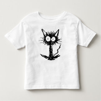 Svart kattunge *Enkel T-shirt