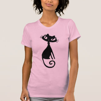 Svart kattungeBabeCamisole T Shirt