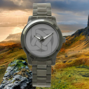 Svart Keltisk Knut Armbandsur