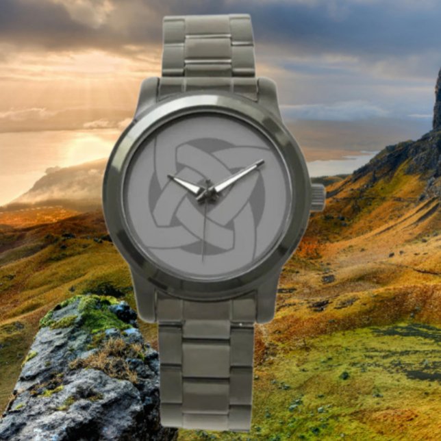 Svart Keltisk Knut Armbandsur (Skapare uppladdad)