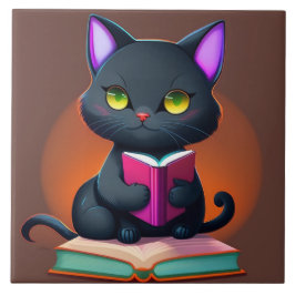 Svart keramisk platta kakelplatta