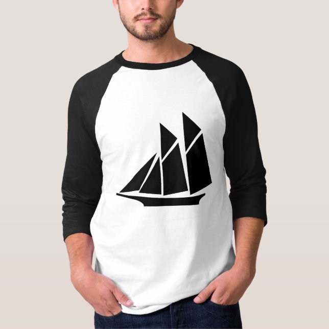 Svart kinesisk utslagsplats för baseball för frakt tee shirt (Framsida)