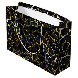 Svart Kintsugi Guldåder 