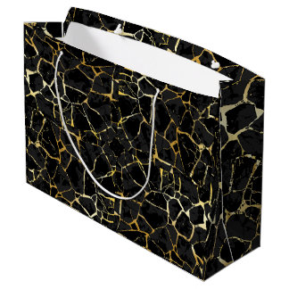 Svart Kintsugi Guldåder 