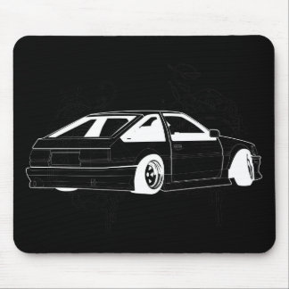 Svart KIS Levin AE86 Musmatta