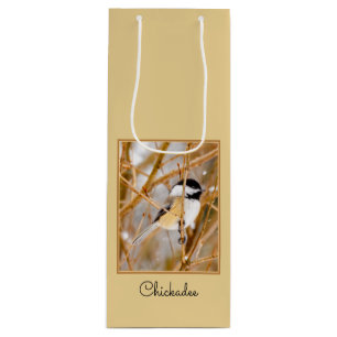 Svart-klädd chickadee - originalfoto