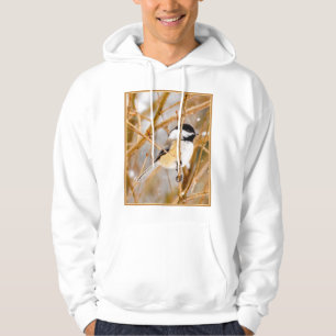Svart-klädd chickadee - originalfoto hoodie