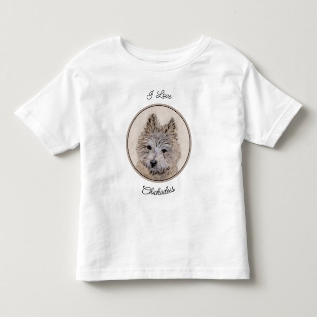 Svart-klädd chickadee - originalfoto t shirt (Framsida)