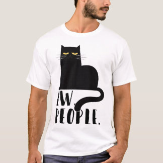 Svart klaffgåvor till Cat Lovers T Shirt