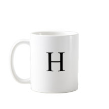 Svart Klassisk Elegant Monogram