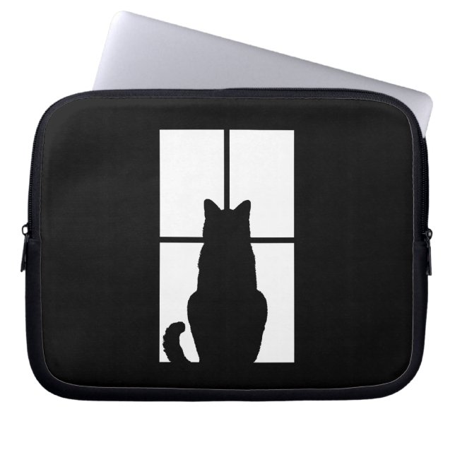Svart klick om du vill anpassa alternativet Fönste Laptop Sleeve (Framsidan)